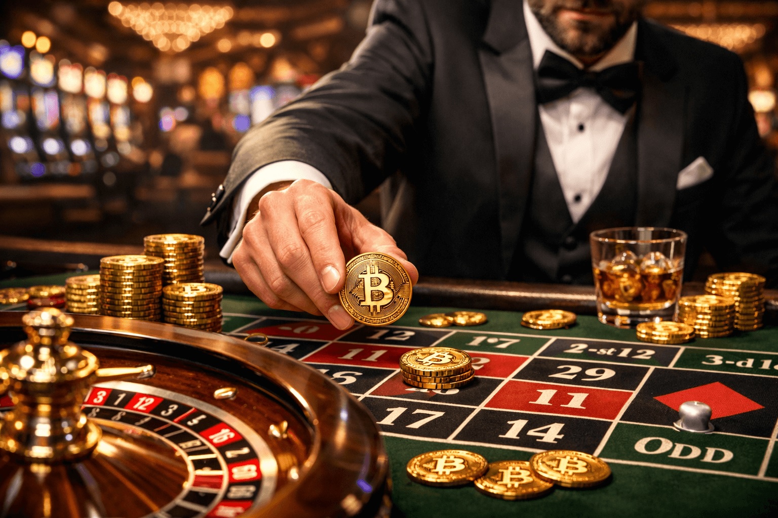 How does bet confirmation work before a bitcoin roulette spin starts?